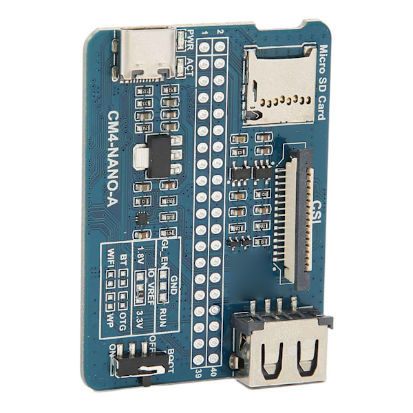 Mini Base Board til RPi CM4 B til B Connector Quad Core CM4 Ultra Mini Udvidelseskort til Webapplikationsudvikling
