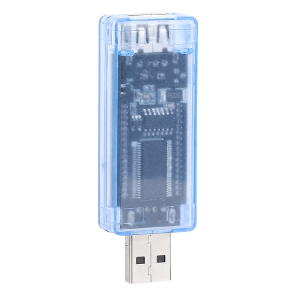 LCD USB Detektor Voltmeter Amperemeter Effektkapasitetstester Spenning Strømmåler