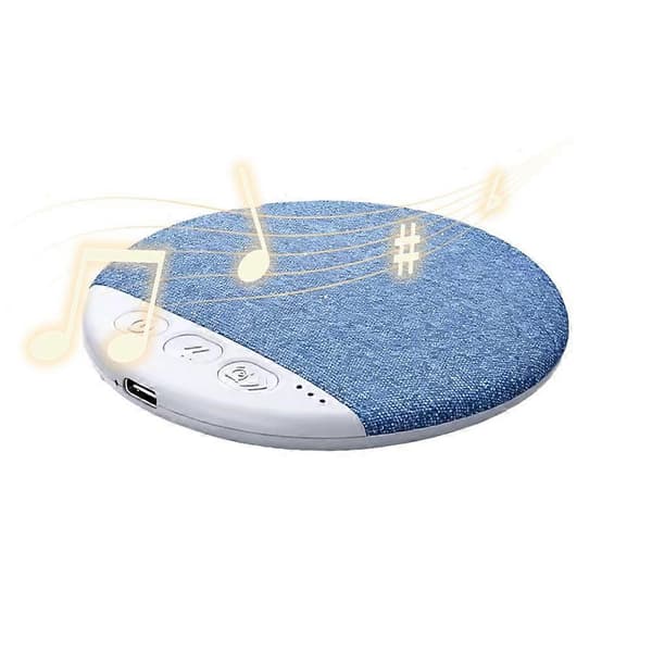 【BQ】Sovrumskuddehögtalare Bluetooth 5.4, Ljudmaskin under kudden med vitt brus