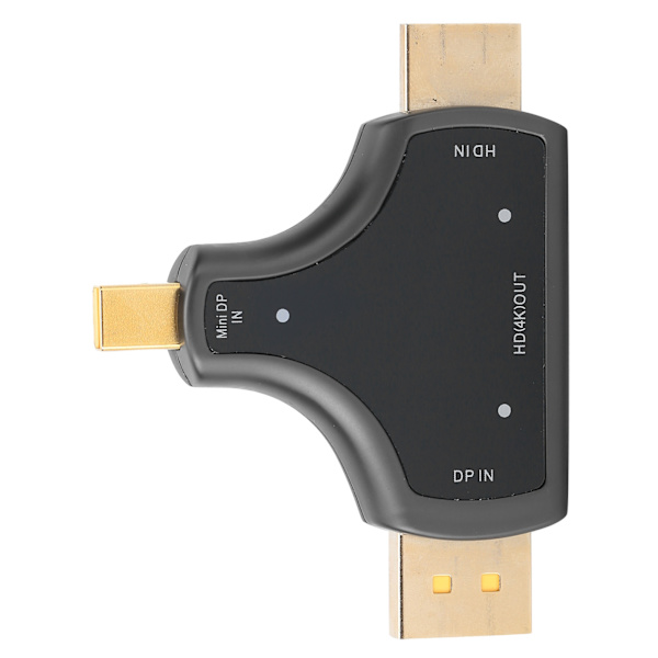 Adapter 3 I 1 Multi‑Funktion 4K HD Bærbar Notebook Drev‑Fri DP Interface D62A