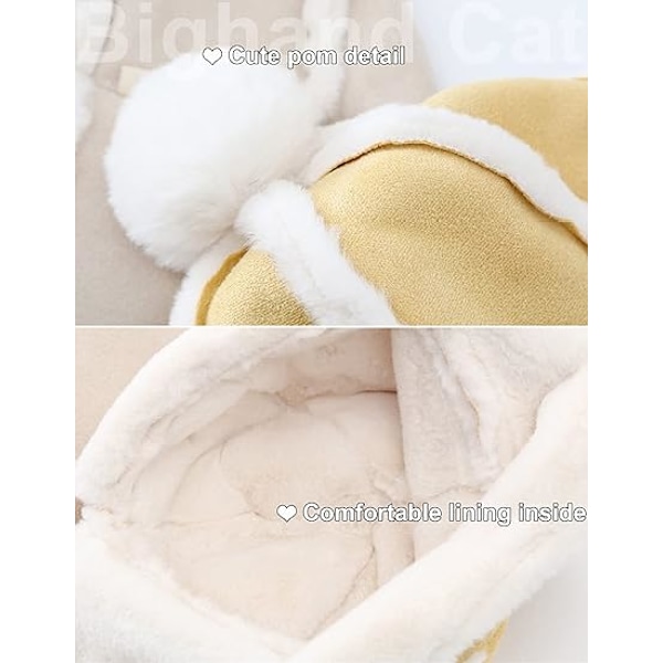 De nye Baby Boy Ushanka-øreværn vintersoldaterhætte unisex børnefangerhætte, X-Small-Large