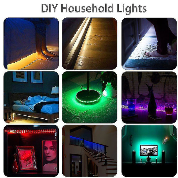 USB Ed Rgb 5050 Led Strip Ing För Tv Datorbakgrund