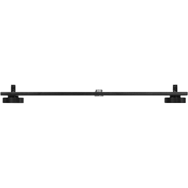 Kiinnikkeen jatkotanko 1/4" ruuvilla DSLR-kameran Microph LED -valotelineeseen