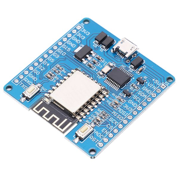PCB Utvecklingskort för Python DC 5V/3.3V Spänningsingång med Stiftlist ESP8266