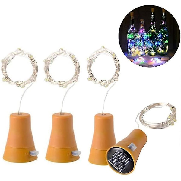 Lfamx 4st Led Lichterketten, 2m 20 Led Kupferdraht Romantische Lichterketten, Sicher