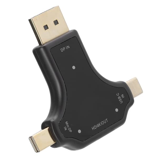 3 i 1 Multi‑Function Adapter HD/DP/Mini DP til HDMI-konverter for Laptop Tilbehør D63A