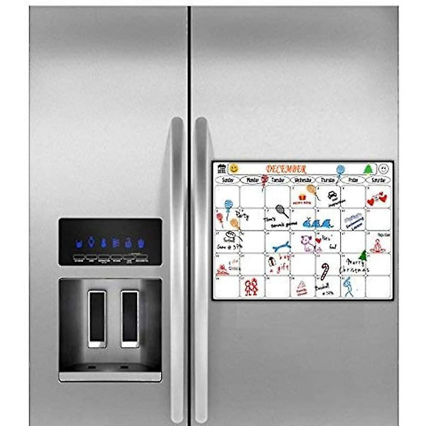 Magnetic Whiteboard Fridge Calendar Ideal For Monthly Planning