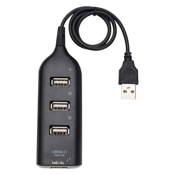 Nopea Plug-in Usb2.0-jakaja tukee kuumavaihdetta keskitin Hub USB laajennus yksi neljälle