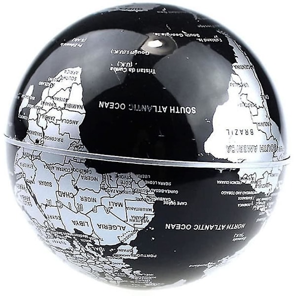 Flytende Globe Med Led Lys C Form Magnetisk Floating Globe Verdenskartdekorasjon