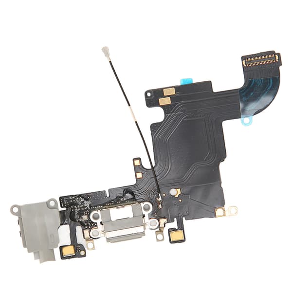Ladeport Dock Connector Profesjonell Lade Dock Connector Flex Kabel Kompatibel for IPhone 6S Grå