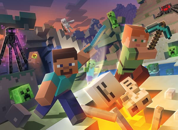 [BQ]BQ-Ravensburger Minecraft Monster Pussel 100 bitar XXL Multifärg Multifärg multicolor