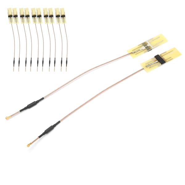 10 stk IPX-antenne - Mini PCI PCI-E WiFi Bluetooth-signaloverføring (17 cm)