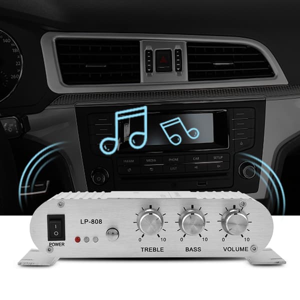 20W Mini 2-kanals HiFi stereo basforstærker