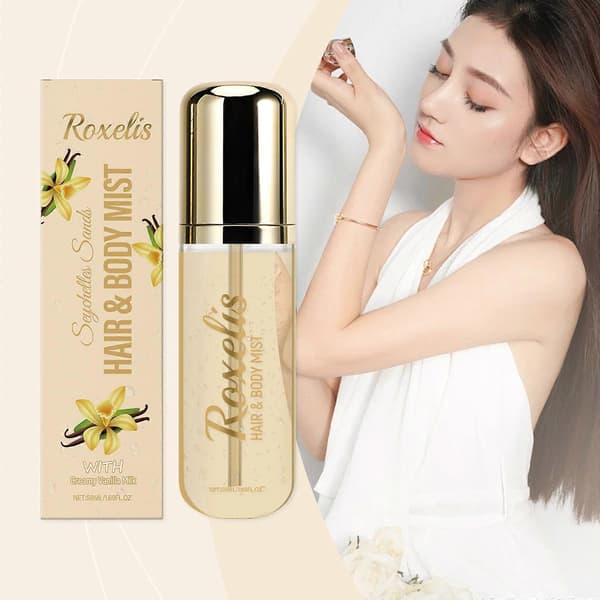 【BQ】Roxelis vanilje kropsduftspray, håndled og hals naturlig og langvarig let duft, bevar din kropsduft, daglig date duft