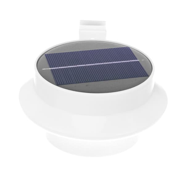 Vanntett utendørs solcellelampe for gjerde, 13 LED, hagebelysning, hvit