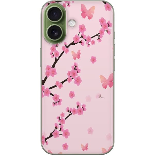 【BQ】Kompatibelt mobildeksel til Apple iPhone 17 Blomster Mobildeksel