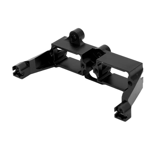Differential Lås Servo Montering Beslag Aluminium Legering RC Styring Servo Montering og Skruer til 1/10 RC Bil Sort