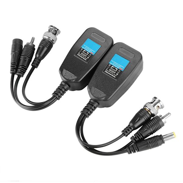 2kpl HD Cvi Tvi Ahd Passive Power Video Audio Balun lähetin