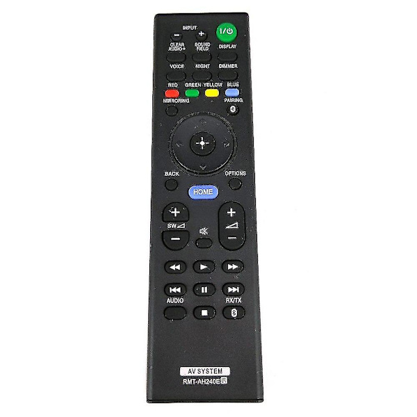 uusi tyyli Korvaava Rmt-ah240e Sony Soundbar -järjestelmälle kaukosäädin Sa-ct390 Sa-wct390 Rmt-ah240u saniainen