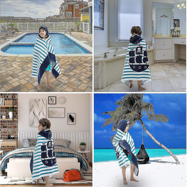 Beach Bath Towel With Hood-24*47-corsair