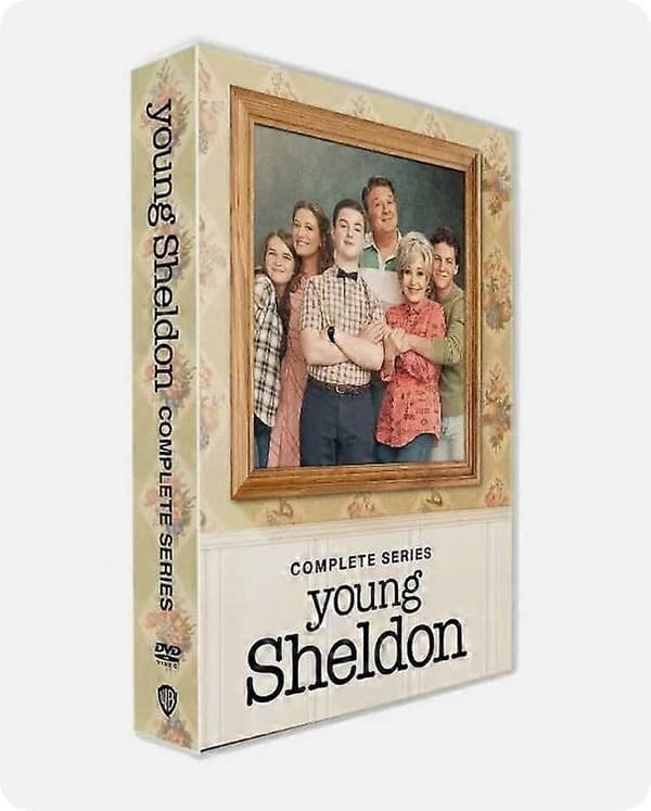 【BQ】YOUNG SHELDON - Den komplette serie sæson 1-7 engelsk version DVD Boxset 14 diske