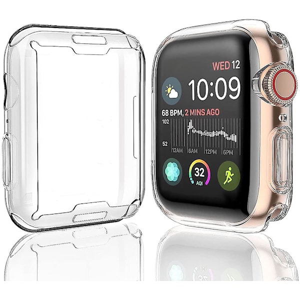 45 mm: case Apple Watch Series 8 Series 7 -näytönsuojalle, yleinen case Tpu Hd Ultra-ohut cover Iwatchille, läpinäkyvä 41mm