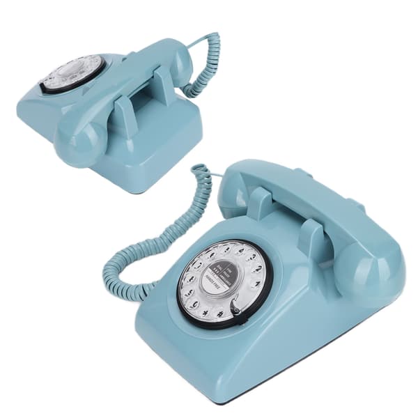 Klassisk grøn Retro Rotary Dial fasttelefon