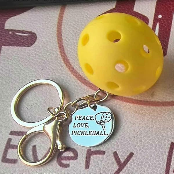 Stilfuldt bærbart nøgleringstilbehør til tasker Gul ornament Dangler Essential Souvenir Green