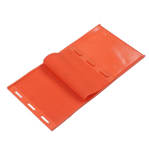 2 st 5,4 mm Vaxkaka Pressark Form Vikbar Silikonbas för Biodling Orange