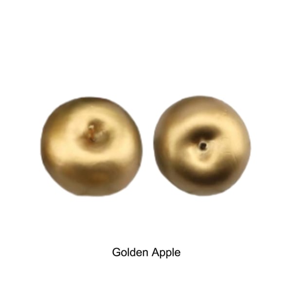 1/2/3/5 2st kemiskt simulerade frukter för heminredning - Golden Apples 1 Pc