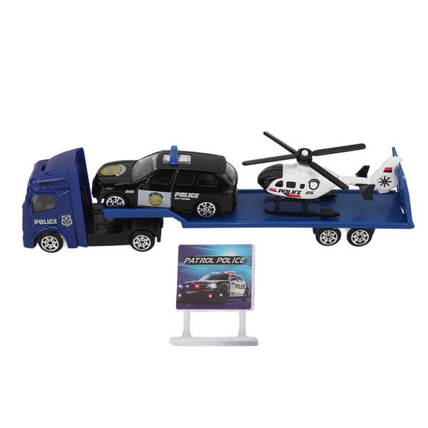 4 kpl:n sarja 1: 64 Alloy Engineering Car Vehicle Playset Set Simulation Construction Trailer Type B