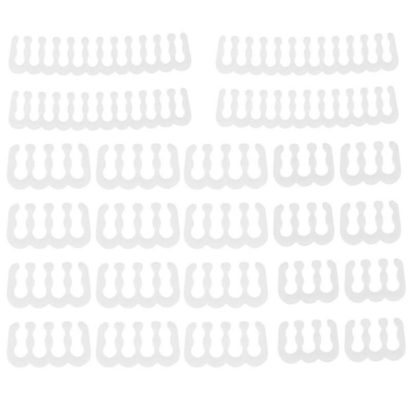 24stk/parti Pc Bundkort 24pin 8pin 6pin Til Computer Gesleeved Op til 3,4 Mm Hvid white