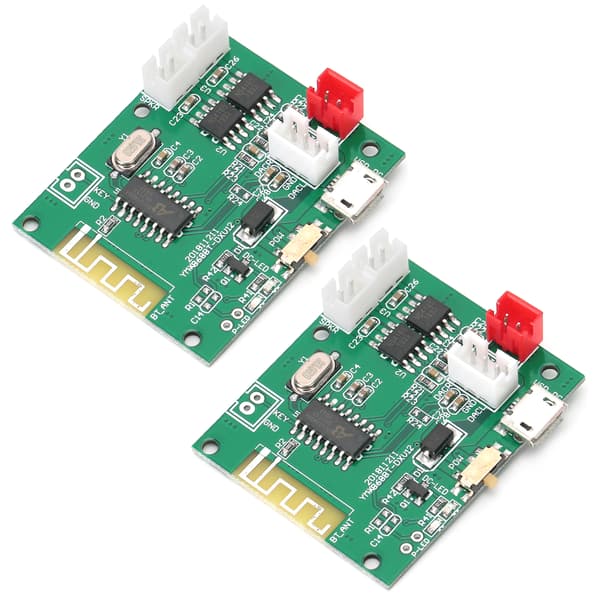 1 par effektforstærkermodul forstærkerkort lydstereo højttaler til Bluetooth 5.0 TWS 3.7-5V