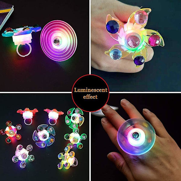 Lasten syntymäpäivälahjat 20 led-sormilamppua matkamuistoa sormi