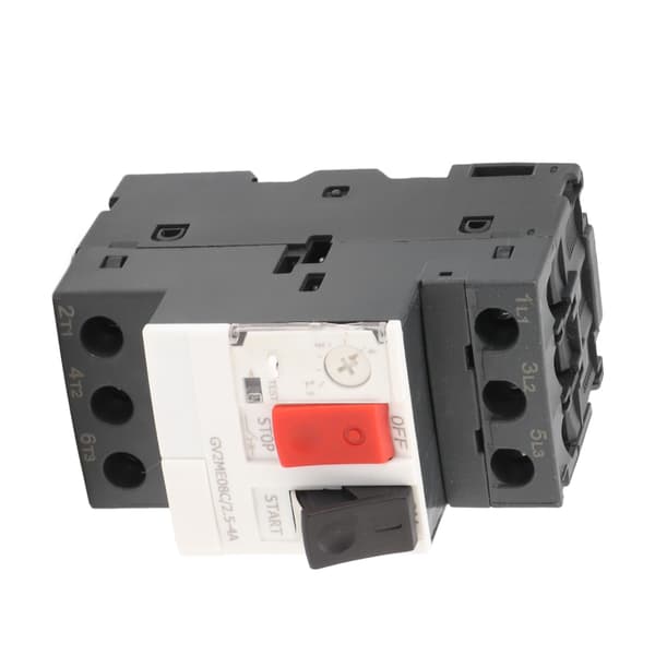 35mm DIN-skinne Montering Motor Start Stopp Beskyttelse Strømbryter 2.5-4A