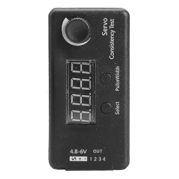 Mini 3-modus Digital / ESC Konsistens Tester Styreservo Måling For Rc Helikopter Fly Fly C svart