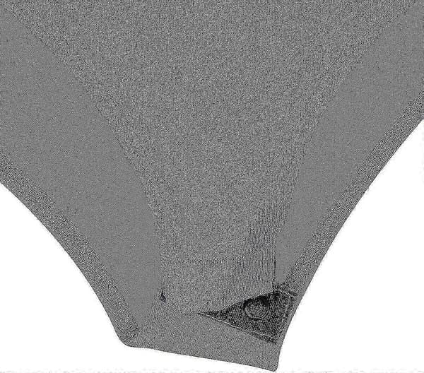 Ärm Hals Dräkt Andningsbar Stretch Charcoal S