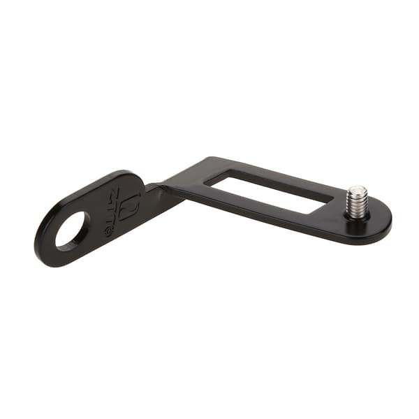 ZTTO Slidstærk Aluminiumlegering Cykel Konkurrence Nummerpladeholder Sort