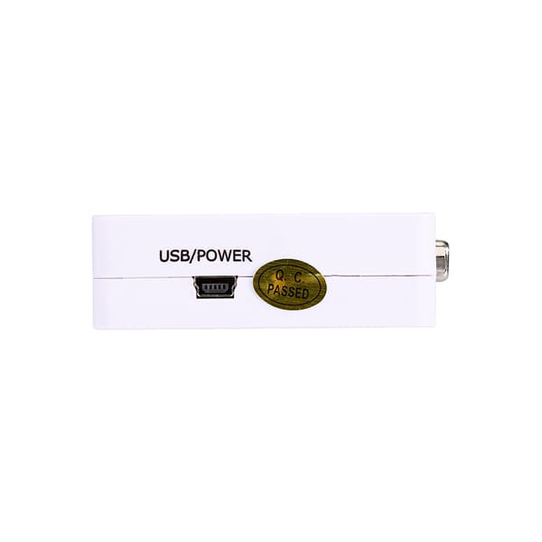 Mini HDMI til VGA-omformer - 1080P Adapter med USB-kabel