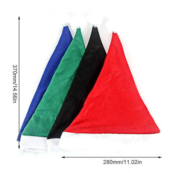 Julhatt Vanlig non-woven Vuxen Barndekorationer-grön-