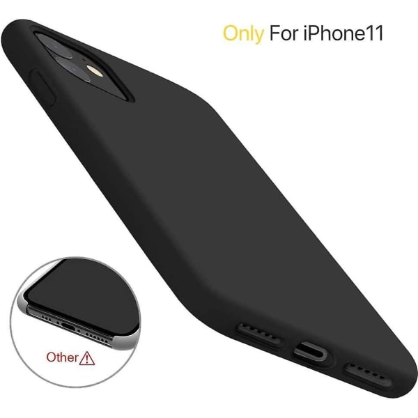 Coque En Silicone -yhteensopiva Avec Iphone 11 6,1 Pouces (2019), Protection Complte Du Corps En Caoutchouc Gel Antichoc, Coque De Protection Contre Les cool black For iPhone XS MAX