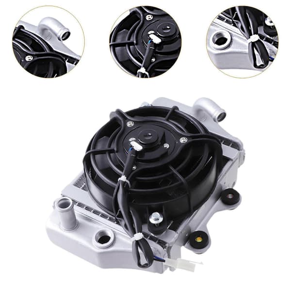 【BQ】Køleventilator Oliekøler Motocross til 150cc 200cc Dele ATV'er Style B