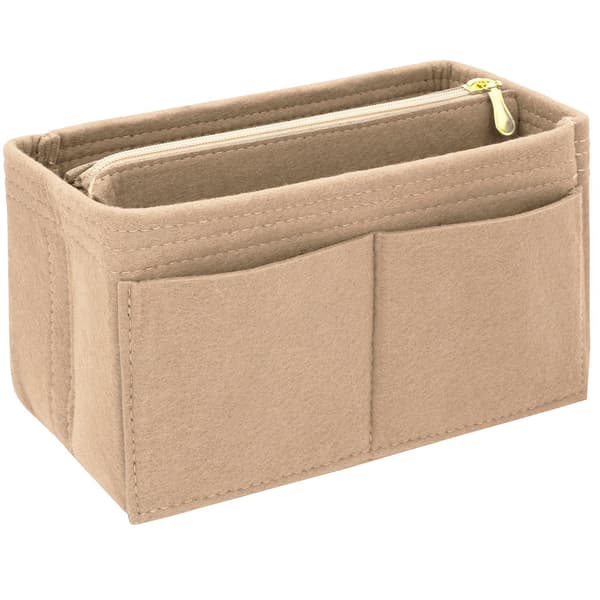 【BQ】2x Taskeindsatser, Beige - Stor Beige