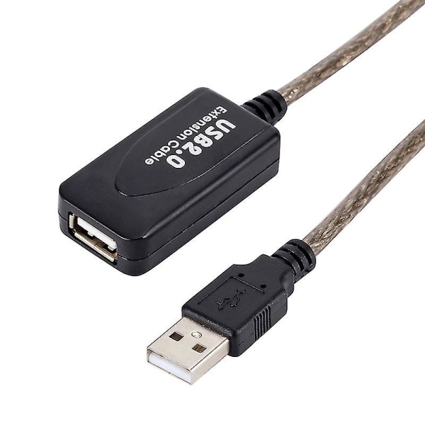 Usb-forlengelseskabel Slitesterk Praktisk Rask dataoverføring Adapterledning for hjemmetastatur og mer