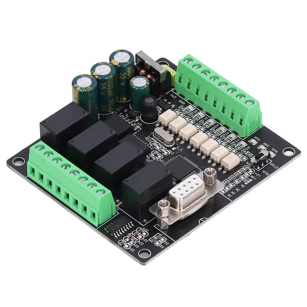 PLC Controller Programmerbart Industrielt Kontrolkort Relæudgang DC 24V FX1N‑10MR