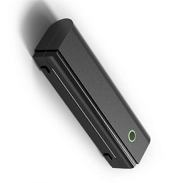 Bærbare printere til rejser, N80 trådløs termoprinter Bluetooth blækfri, til iOS, Android, bærbar computer til kontor, hjem Musta