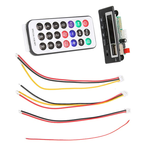 Bluetooth Decoder Board Håndfri Support USB Hukommelseskort FM Radio MP3 WMA Dekodningsmodul til Bil 12V