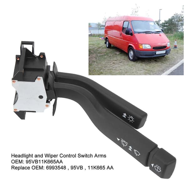 【BQ】Frontlys- og vindusviskerkontrollbryterarmer 95VB11K665AA Erstatning for Ford Transit Tourneo Van