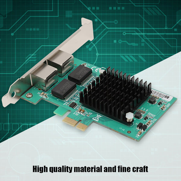 Intel 82575 PCIe 1X Gigabit Ethernet Server Netværkskort