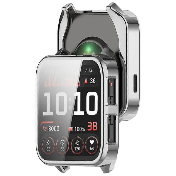 Kompatibel med Garmin Venu X1 Urkasse Fuld Beskyttelse Ridsefast Silver